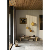 VL 45 Radiohus portable lamp | brass / glossy pale yellow glass