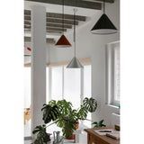 Compass adjustable pendant ⌀43 | brushed aluminium