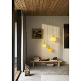 VL 45 Radiohus portable lamp | brass / glossy pale yellow glass