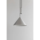 Compass adjustable pendant ⌀43 | brushed aluminium