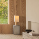 Nonna 49 table lamp | travertine and sand