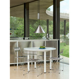 Compass adjustable pendant ⌀43 | brushed aluminium