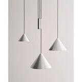 Compass adjustable pendant ⌀43 | brushed aluminium