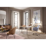 KAISER idell™ 6631-T Luxus Table Lamp | white and chrome