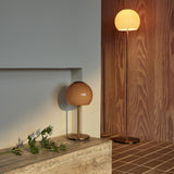 Ball glass floor | sand grey/brass