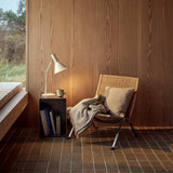 Lyss table | brushed aluminium