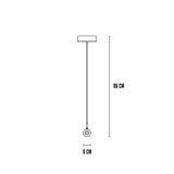 Frame pendant lamp | chrome