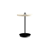 Asteria move portable | pearl white / black stem