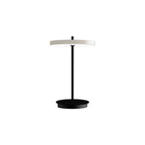 Asteria move portable | pearl white / black stem