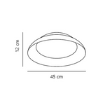 Nivora ceiling/wall ⌀38-45 | white