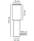 Izara floor 110 | beige linen