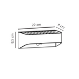 Marcellio wall solar | brown