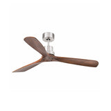 Lantau L ⌀132 | satin nickel and walnut