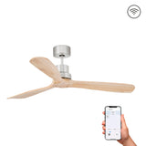 Lantau L ⌀132 | satin nickel and walnut