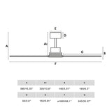 Lantau XL ⌀168 | satin nickel and pine