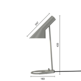 AJ mini table lamp | soft lemon