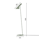 AJ floor lamp | dusty blue