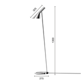 AJ floor lamp | dusty blue