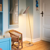 AJ floor lamp | dusty blue