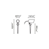 Luca Spike IP65 | black