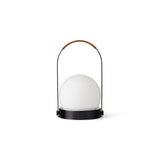 Carrie portable | ivory and leather