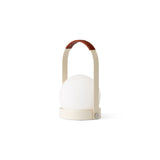 Carrie portable | ivory and leather