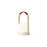 Carrie portable | ivory and leather