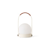 Carrie portable | ivory and leather