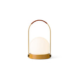Carrie portable | ivory and leather
