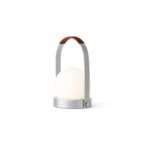 Carrie portable | ivory and leather