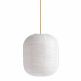 Paper shade oblong ⌀42 | classic white / amber yellow