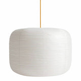 Paper shade oblong ⌀42 | classic white / amber yellow
