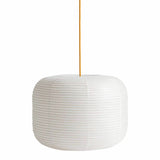 Paper shade oblong ⌀42 | classic white / amber yellow