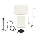 Aplat table lamp 440 | white silk paper