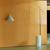 Compass floor lamp | brushed aluminium