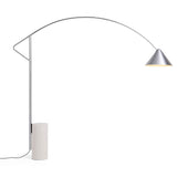 Compass floor lamp | brushed aluminium