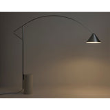 Compass floor lamp | brushed aluminium