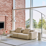 Compass floor lamp | brushed aluminium