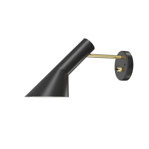 AJ wall lamp | black and brass