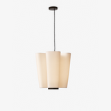 Bella SC115 chandelier | bronzed & soft canvas