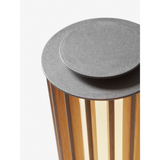 Numbra TY3 portable | tumbled aluminium & lacquered oak