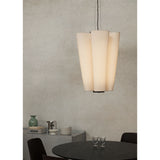 Bella SC115 chandelier | bronzed & soft canvas
