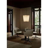 Bella SC115 chandelier | bronzed & soft canvas