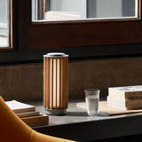 Numbra TY3 portable | tumbled aluminium & lacquered oak