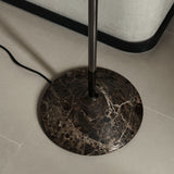 Gio LN28 floor | Emperador Marble and Dark Chrome