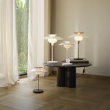 PH 80 portable | opal white/high lustre chrome plated