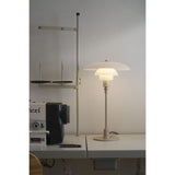 PH 3/2 table | glossy beige