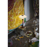PH 3/2 table | glossy beige