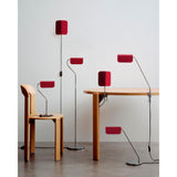 Apex floor lamp | maroon red
