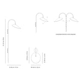 Arum swivel wall tall | black